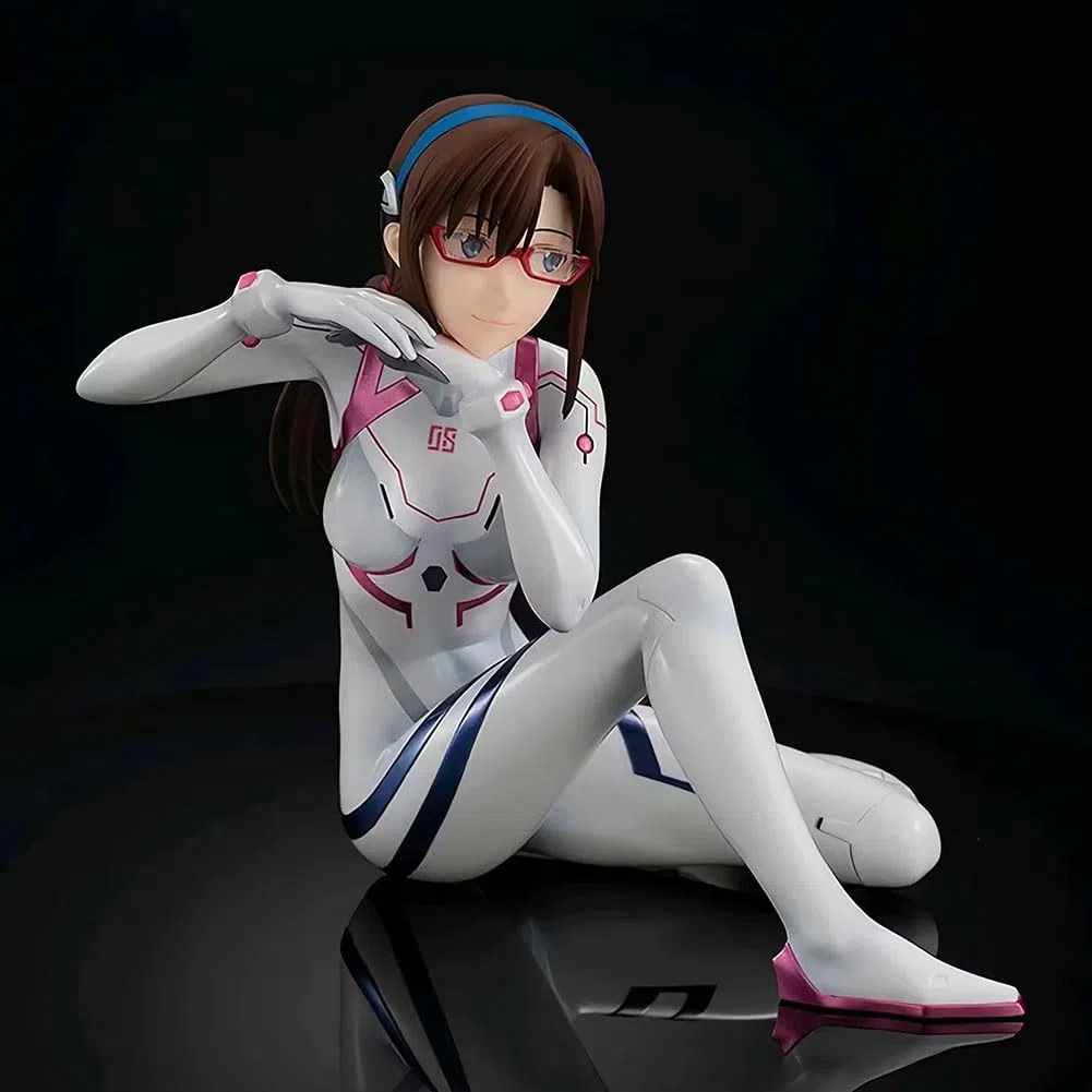 Zhongkaihua Ayanami Rei Mari Makinami Illustrious Asuka Langley Soryu Figura, statuetta anime modello in PVC case computer decorazione da scrivania da collezione (8 cm)