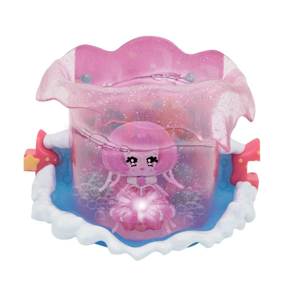Giochi Preziosi - Glimmies Aquaria Glimquarius e Glimmies Esclusiva Jellyanna, Mini Playset
