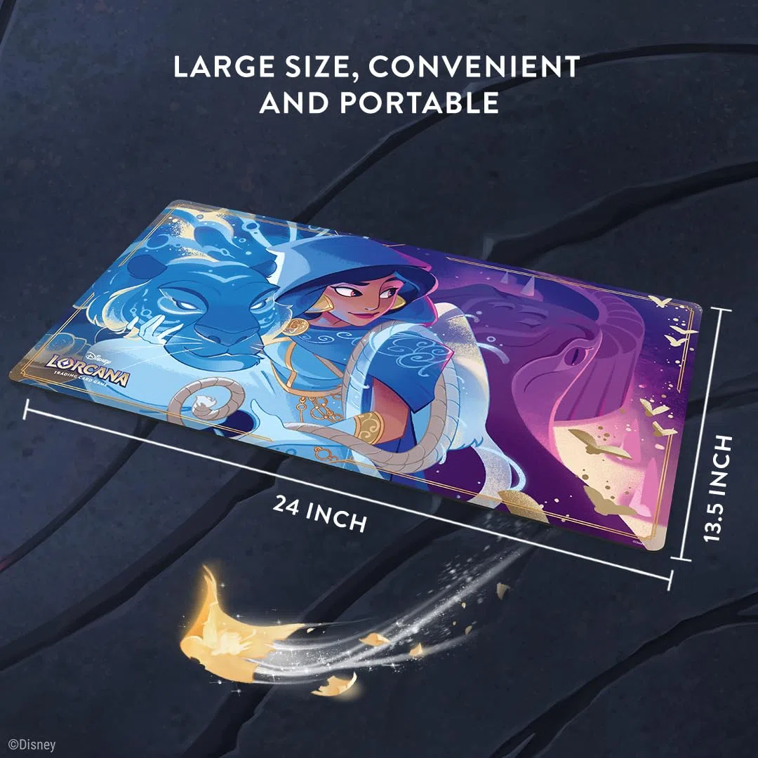 Ravensburger - Disney Lorcana TCG: Set 10 Whispers In The Well | Tappetino Mtg Per Carte Con Dimensioni 61 X 34,3 Cm | Disney Lorcana Con Un Design Unico | Playmat Mtg Per Giochi Da Tavolo Di Qualità
