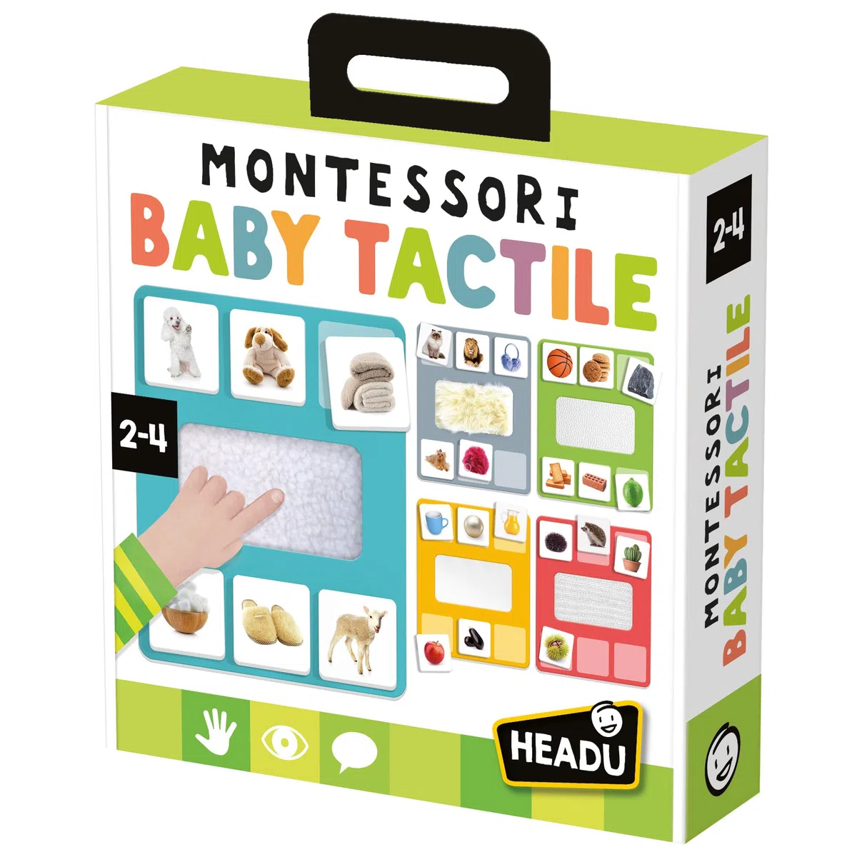 Headu - Montessori My First Tactile Library, Learning Resources, Toddler Learning Toys, Learning Games, Tactile Learning, Educational Games, Età 2-4 Anni