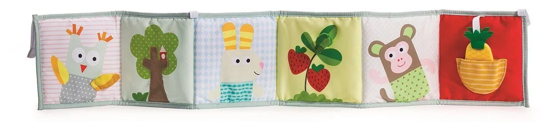 Taf Toys TAF12025 Libro 3 In 1 Per Neonati, Multicolore