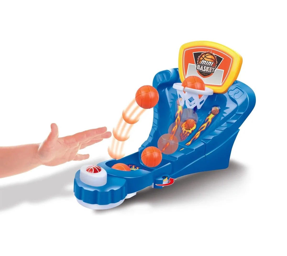 Gioco Basket da Tavolo Palla Canestro Basket da Tavolo per Bambini e Adulti Gioco di Abilità Pallacanestro con Le Dita Tiro al Canestro Basketball con Segnapunti Mini Basket