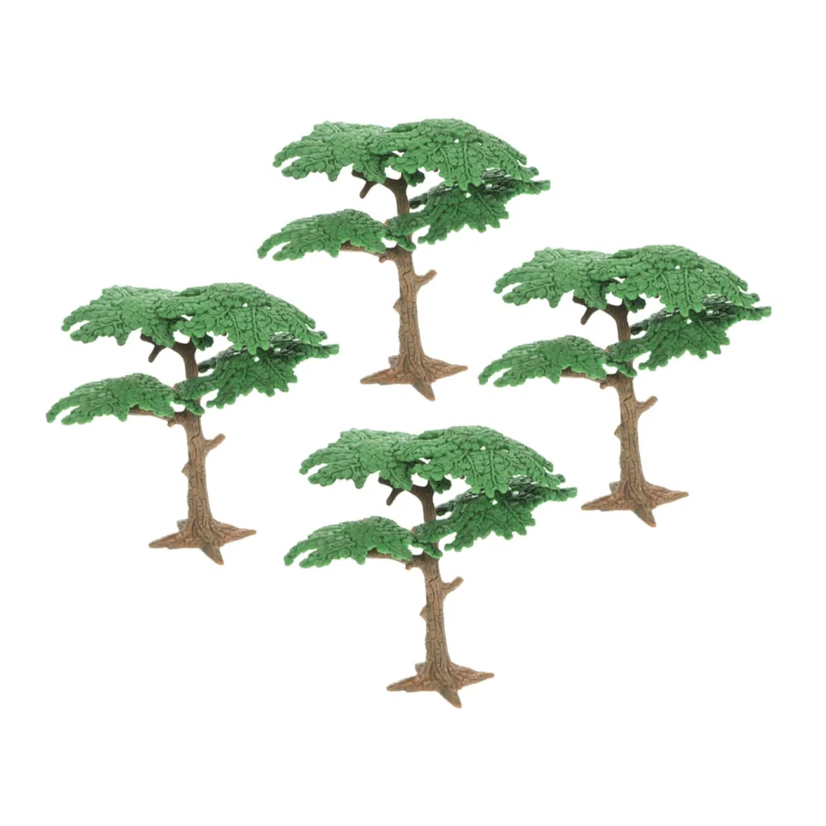 Hemobllo 4 PC in Miniatura Tavolo Da Sabbia Di Albero Finto Modello in Miniatura Modello Modello Di Alberi Artificiale Modello in Miniatura Di Alberi in Miniatura Ornament Albero in