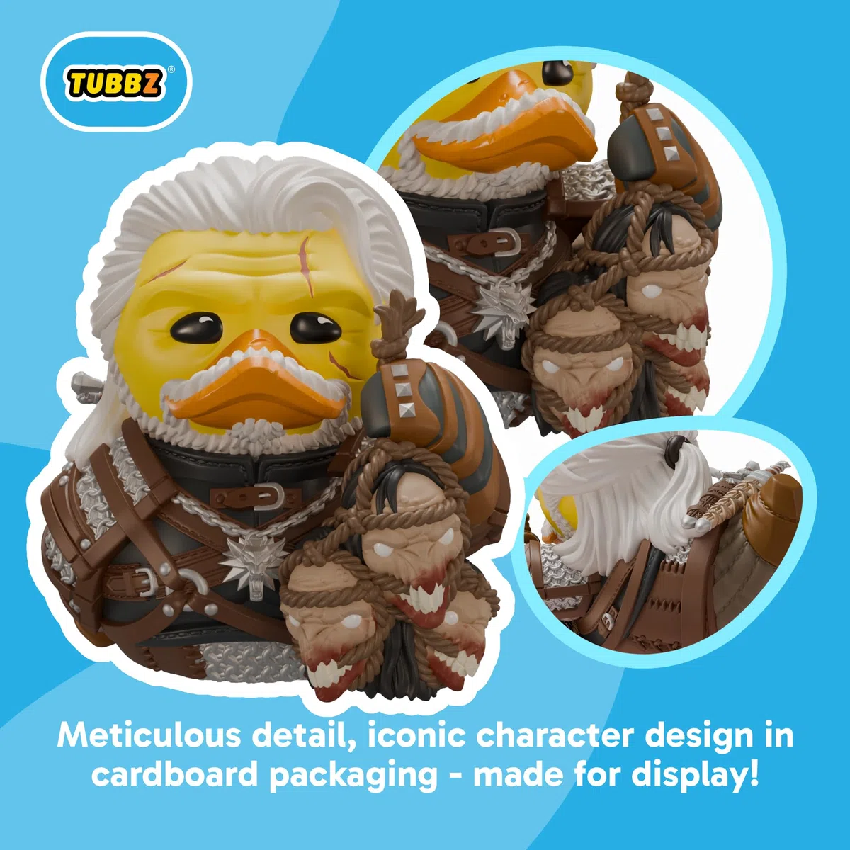 TUBBZ Edizione Scatola: The Witcher – Geralt of Rivia Anatra Cosplay da Collezione in Vinile – Prodotto Ufficiale per i Fan di Witcher