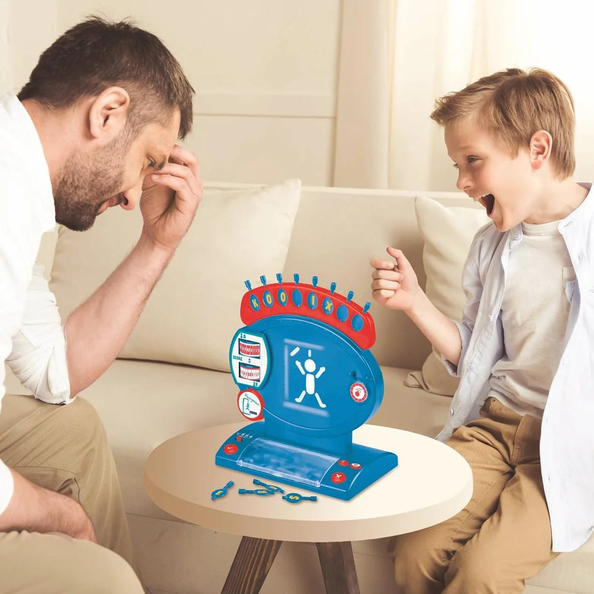 Lexibook L’impiccato elettronico, Gioco da Tavolo per Bambini e Famiglie, ortografia e vocabolario, JG800LXB