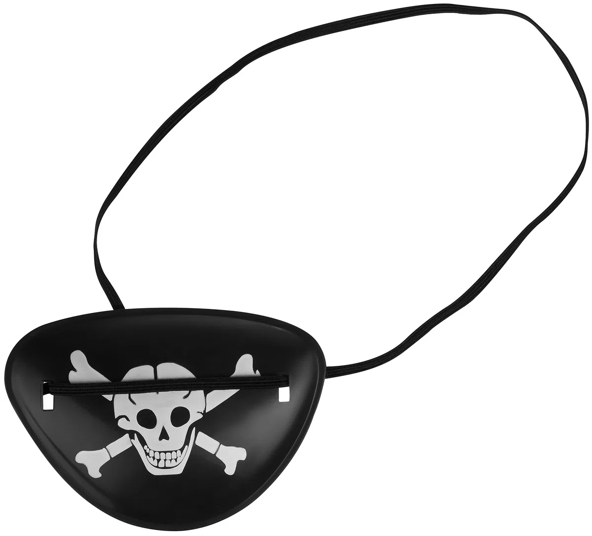 BALINCO Set pirata 5 pezzi composto da sciabola + benda sull'occhio + orecchino d'oro + telescopio + borsa con teschio - Set di costumi per carnevale/Carnevale