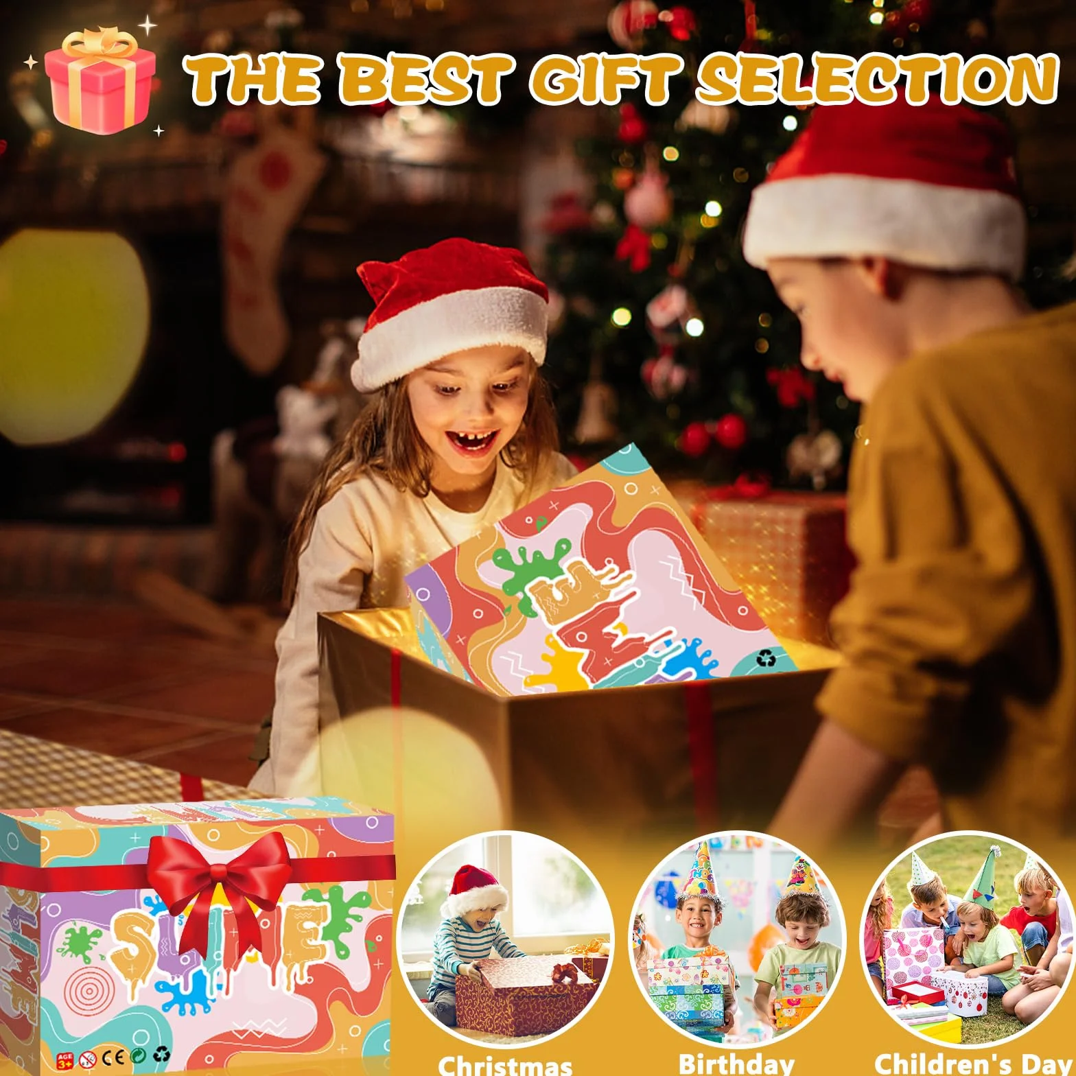 Purpledi p-shuijinni890 - Set di melma fai da te con 24 colori di cristallo e colla glitterata, sottile, per artigianato fai da te e regalo per bambini