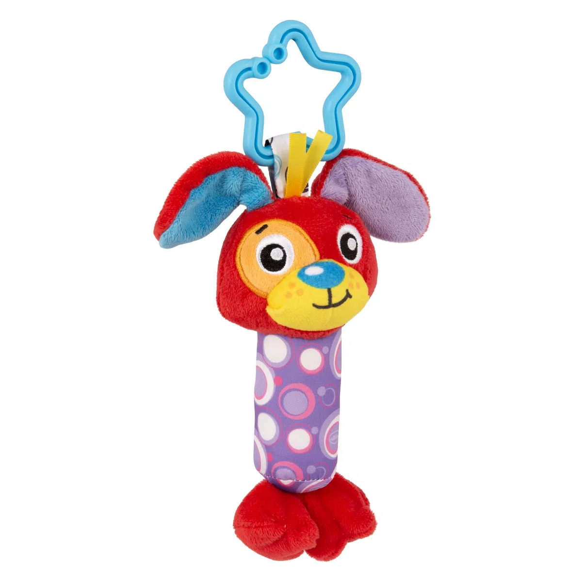 Playgro Trio di Pupazzi da Appendere, Con Tintinnio, Sonaglio e Campanellina integrati, A Partire dalla Nascita, Multicolore, 40193