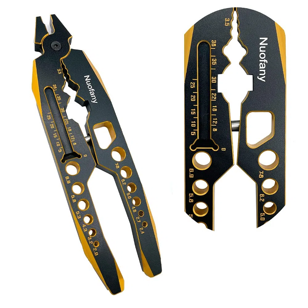 Pinze per ammortizzatori Nuofan RC 4 in 1 multi-funzione e strumenti per chiave a rotella da 1/10 per 1/8 1/10 Traxxas HSP Arm ARMA ASSIAL Losi Redcat RC Cars Trucks Rock Crawlers