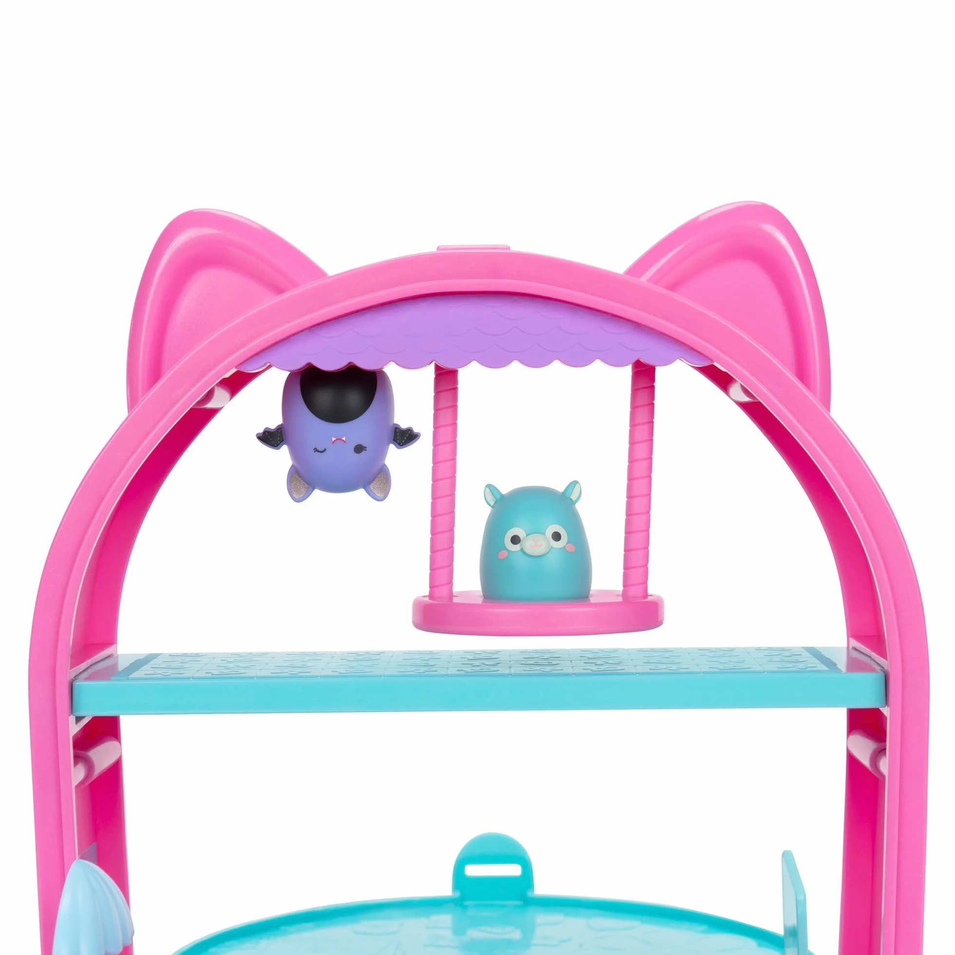 Squish-a-longs Original Squishmallows Party Pack On-The-Go Playset - Serie 1 - Tre mini squish da 2,5 cm con 9 arredi - Colleziona, scambia e gioca