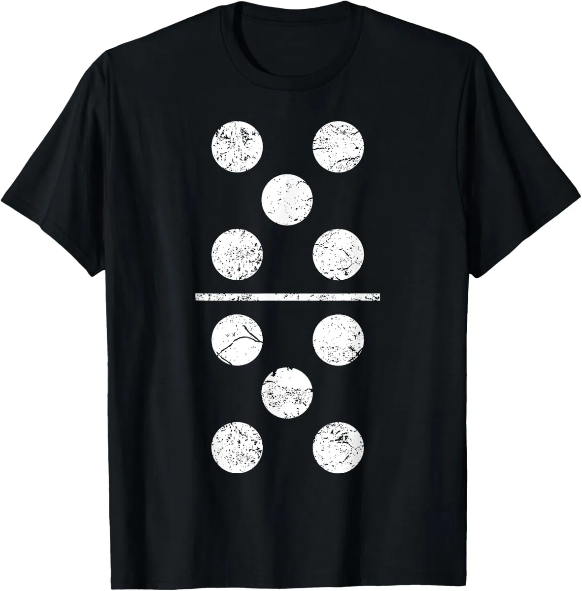 Domino TShirt che abbina i pezzi delle mattonelle Maglietta