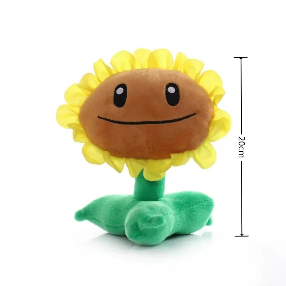 Giocattolo della peluche del girasole di simulazione di 20cm, cuscino del fiore del sole, regalo di compleanno dei bambini della bambola della peluche della pianta