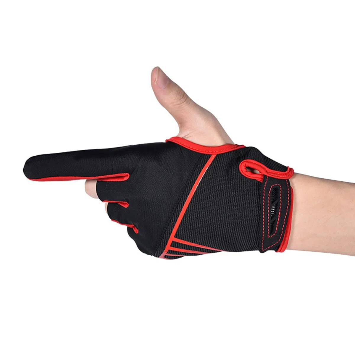 1 Paio Di Guanti Da Bowling Professionali Antiscivolo, Comodi Accessori Da Bowling, Guanti Sportivi Semi-dita