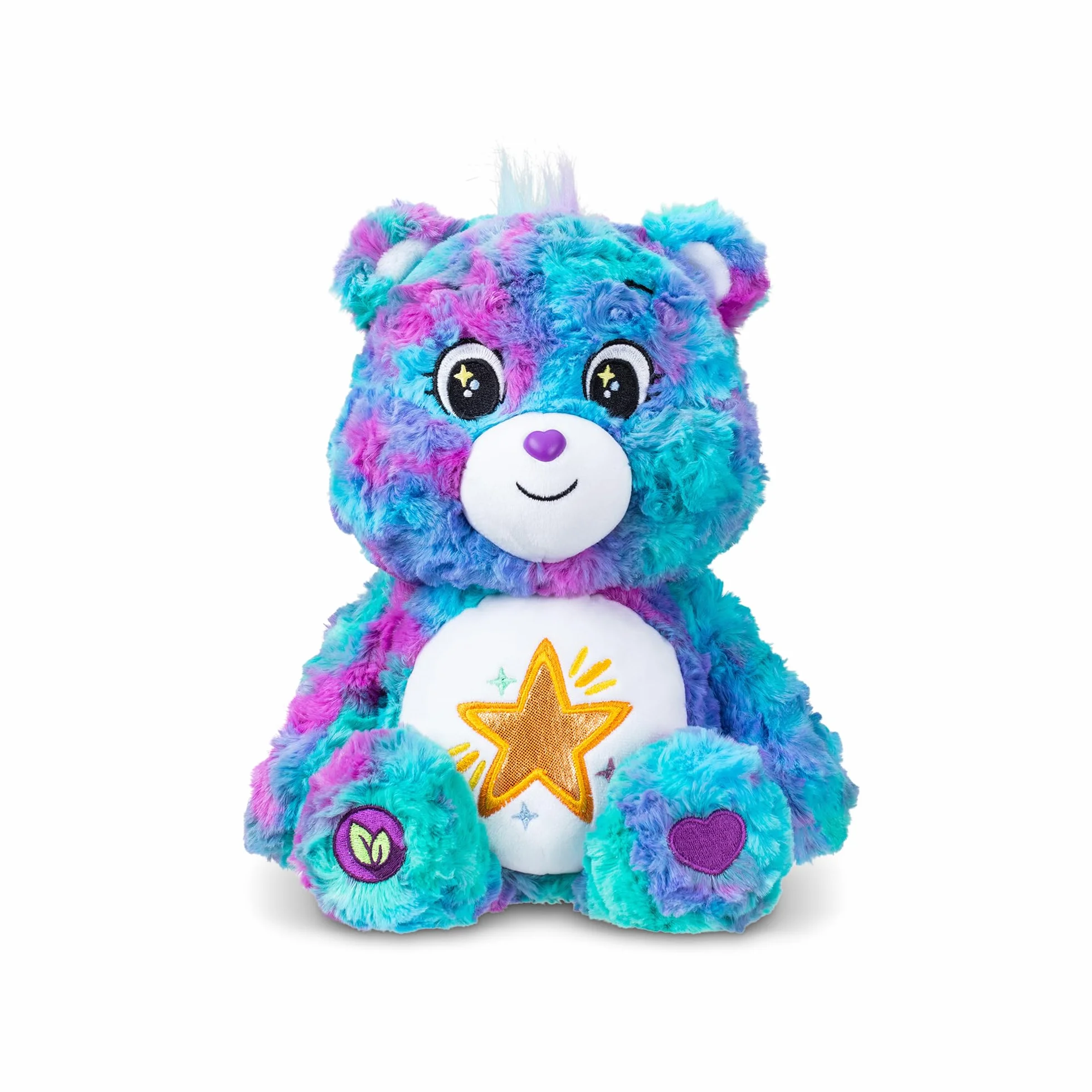 Care Bears Medium Plush Good Wishes Bear Collector Edition - Esclusiva Amazon, Peluche Morbido e Coccoloso, Perfetto per Collezionisti e Bambini, Peluche Ultra Morbido da 35 cm