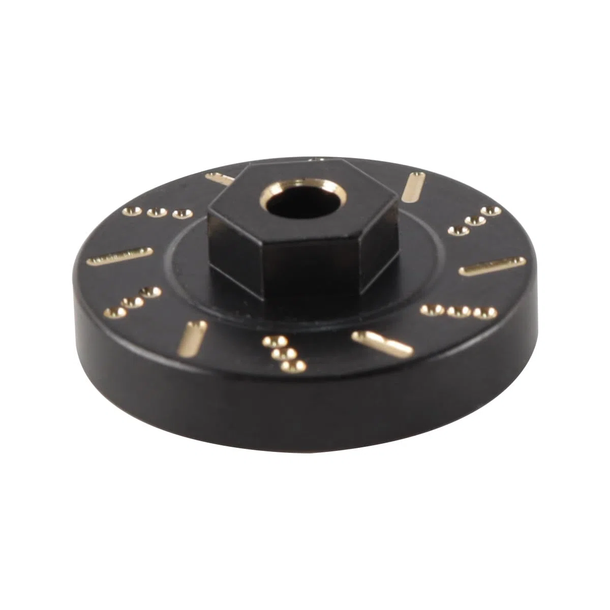 4 adattatori per Pesi Ruota in Ottone, Spessore 7 mm, 30 g ciascuno, per SCX24 AXI00002 AXI00001 AXI90081