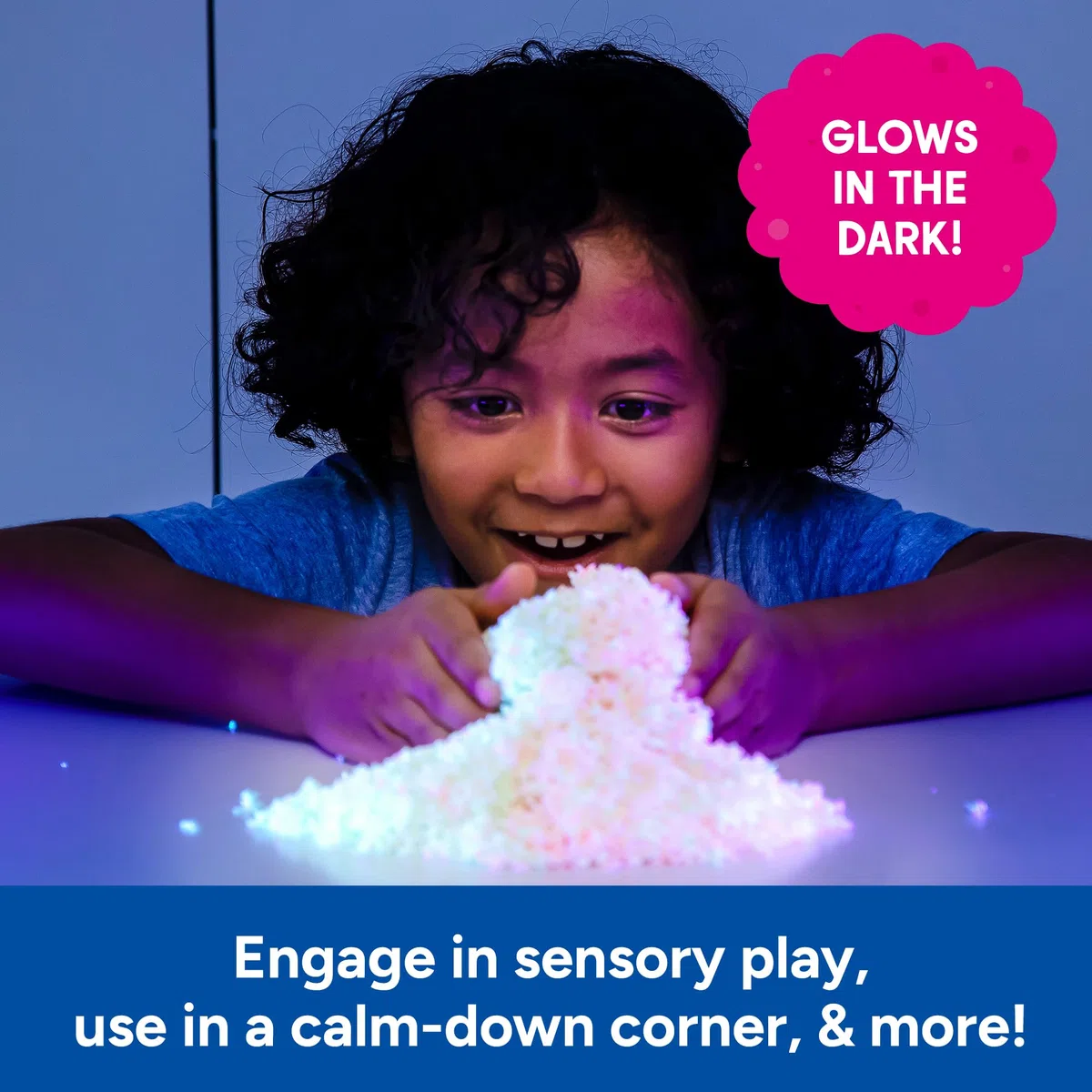 Learning Resources Playfoam Pluffle Twist Glow in The Dark, Gioco sensoriale, Non Si secca mai