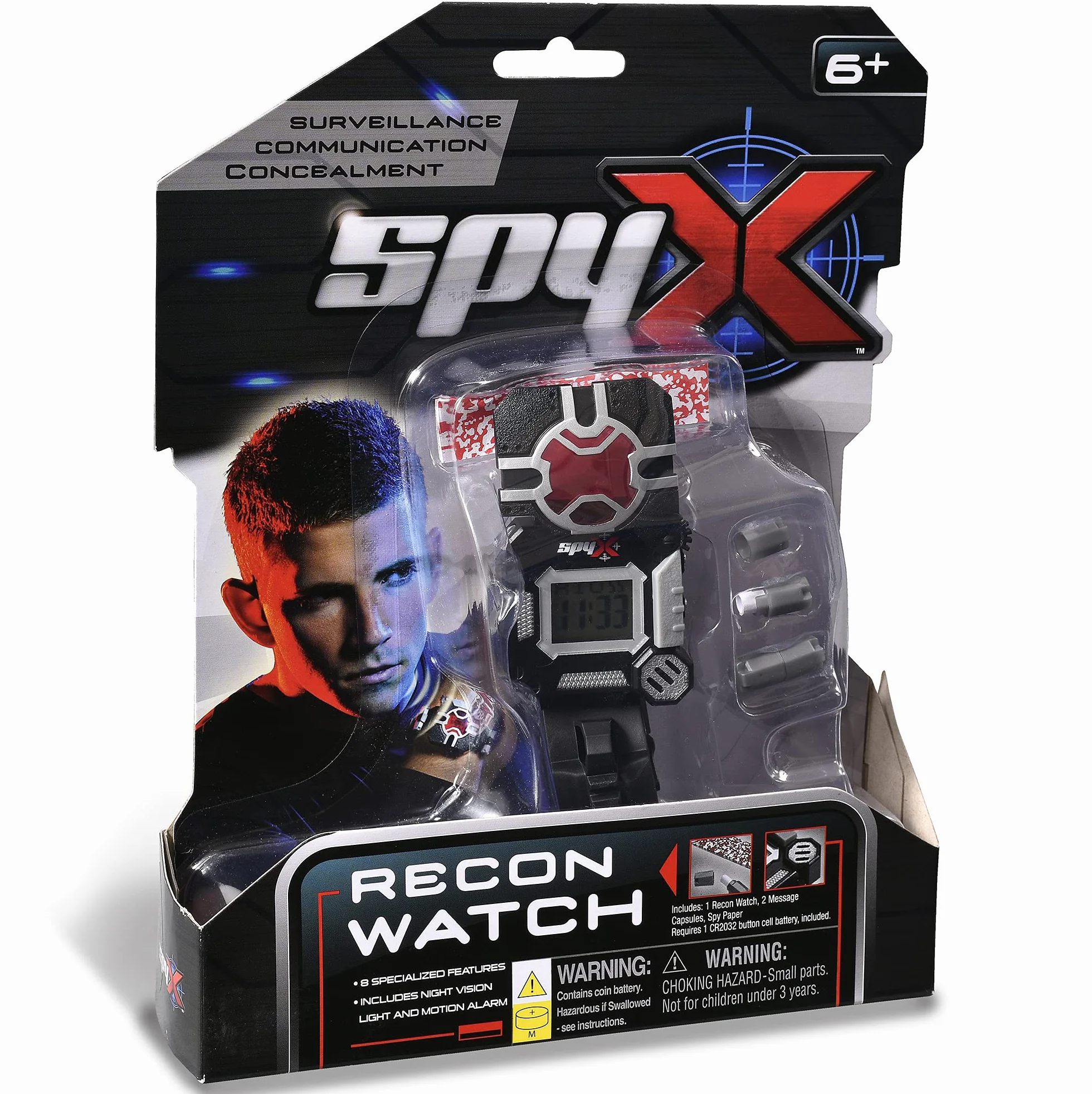 SpyX - 146165 - Set Bundle (Night Nocs e Recon Spy Watch) Amazon Exclusive