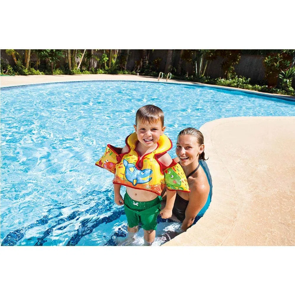 Intex 58673 - Set Giubbino e Braccioli, 66 x 44 cm