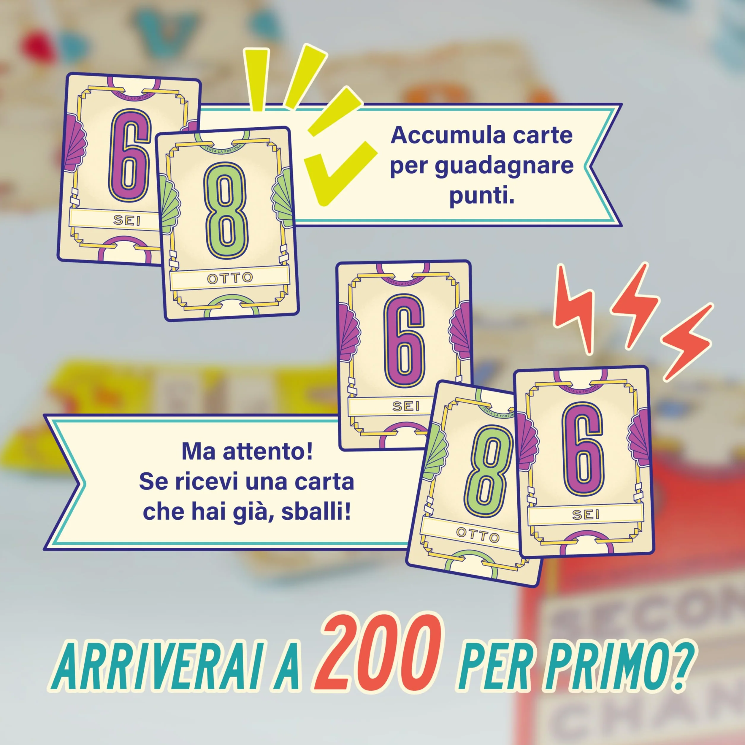 Flip 7 - Gioco di Carte in Italiano per Tutti - Party Game - Gioco Competitivo per 3+ Giocatori