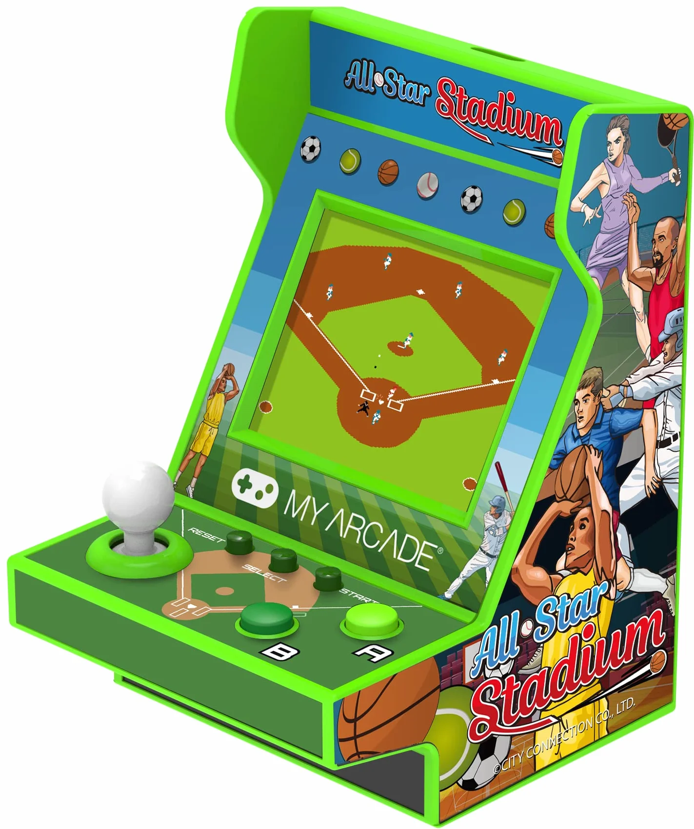 My Arcade - Pico Player All-Star Stadium - Mini Borne Retro - 107 Jeux e 1