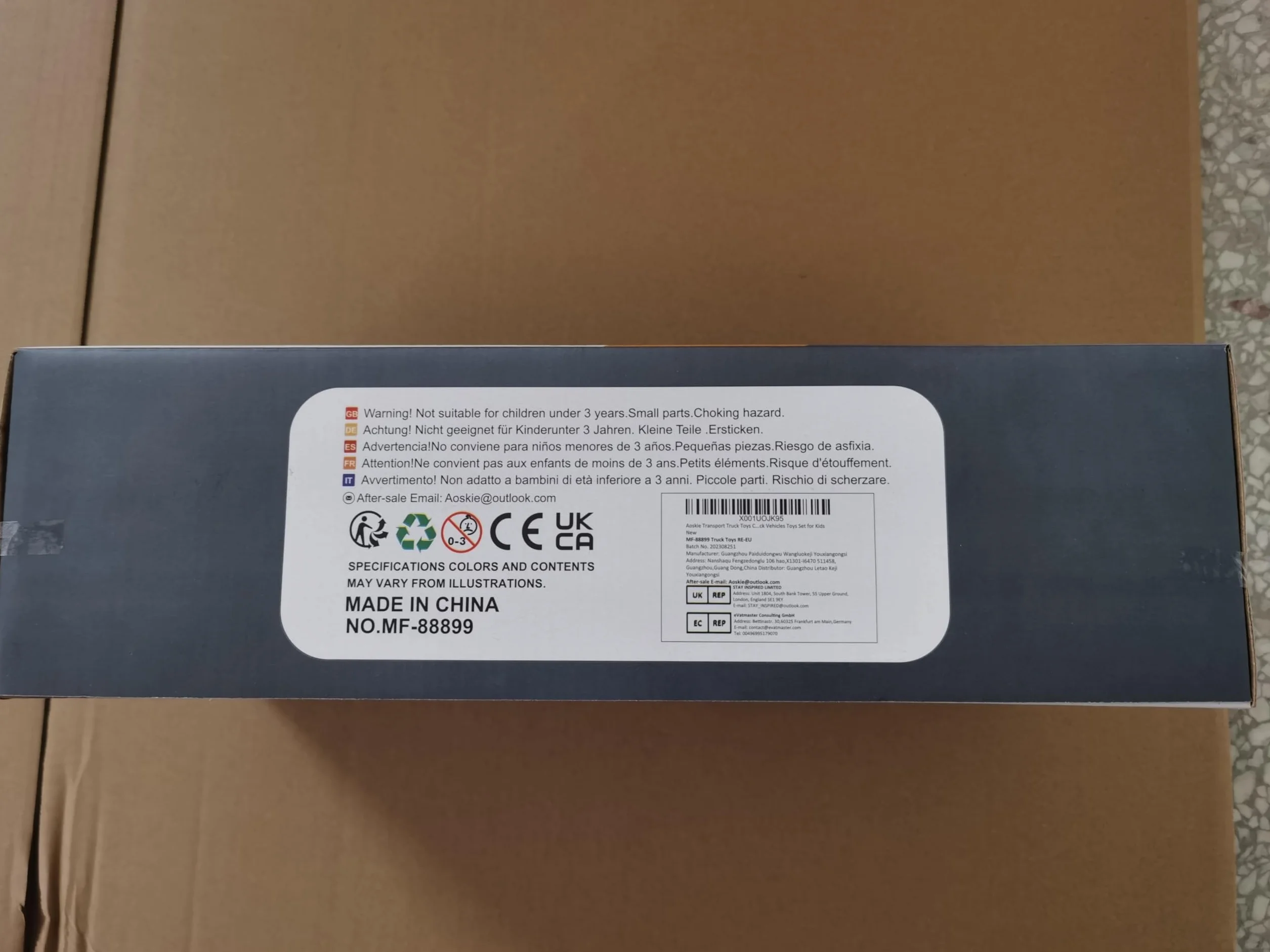 Aoskie Transporter Truck Macchinine Giocattoli per Ragazzi 3 4 5 6 Anni, Camion con 6 Macchinine Tiranti in Lega, Regalo Caldo Auto per Bambini