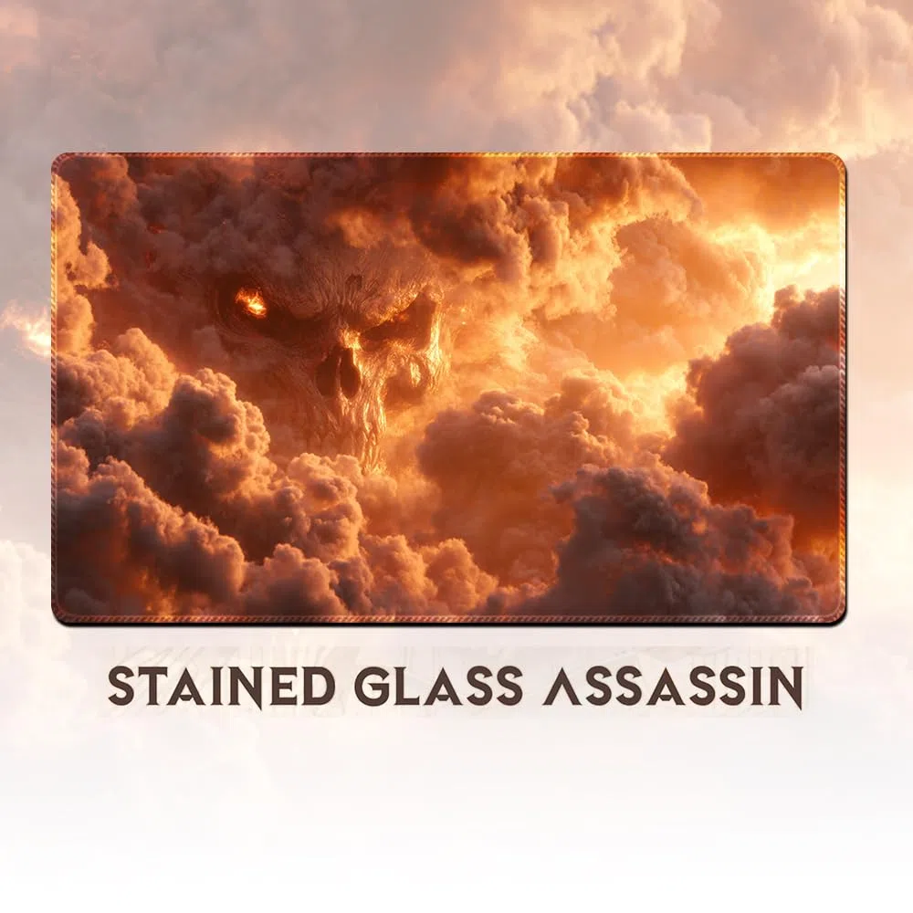 MTG - Tappetino da gioco con custodia nera Szie, 60 x 35 cm, con zona MTG, bordi cuciti, tappetino da gioco, Gioco di Carte Collezionabili, Playmats tappetino per mouse, superficie liscia in gomma TCG