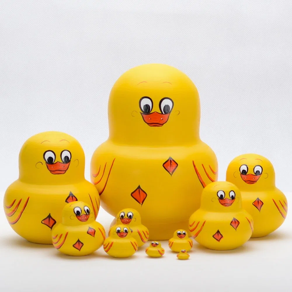 Marchio di Matrioska specializzato, nesting dolls Matrioske Bambola Matrioska russa in 10 pezzi tiglio di zona frigida regalo e giocattolo 10036