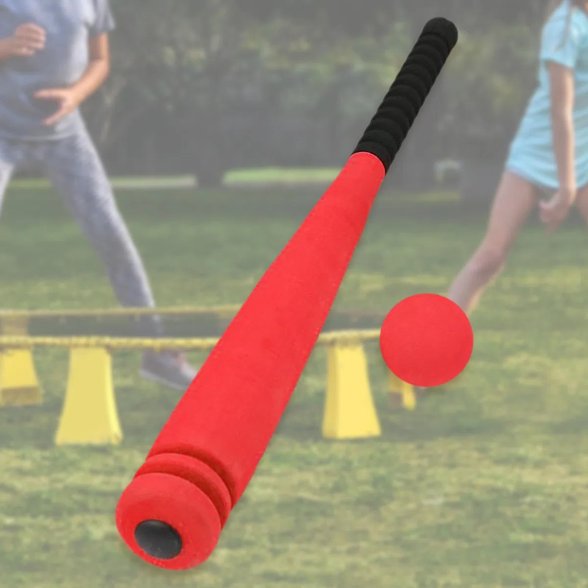 Mazza da Baseball E Palla, Durevole, Sviluppa Coordinazione, Esercizio Fisico, Pratica Mazze da Baseball per Adulti E Bambini, Rosso