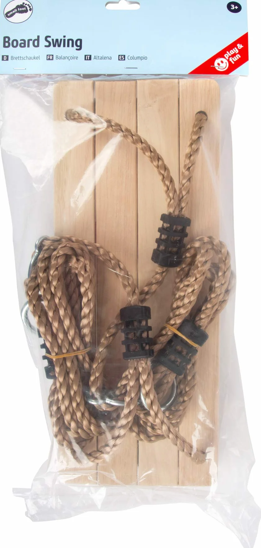 Legler , Altalena in legno per interni ed esterni, fino a 100 kg, dai 3 anni in poi, Colore Marrone, 2020147
