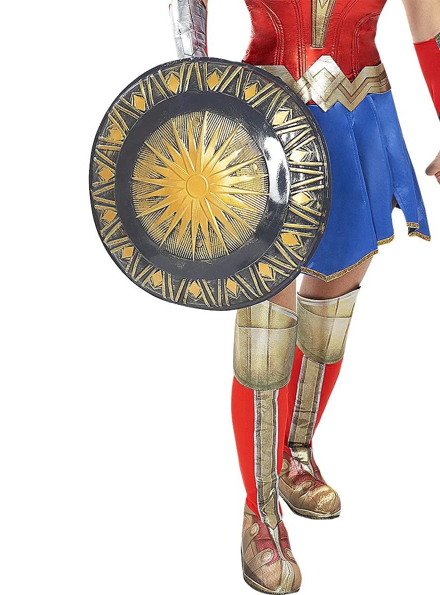 Funidelia | Scudo di Wonder Woman per donna e uomo Supereroi, DC Comics, Lega della Giustizia - Accessori per Adulto, accessorio per costume - Rosso