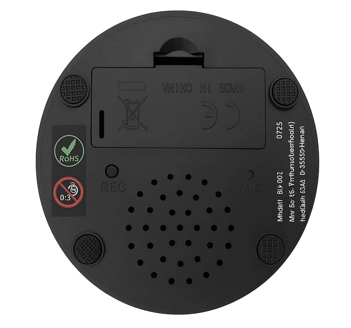 Buzzer con funzione audio e registrazione: pulsante registratore vocale per aula, giocattolo per cani intelligenza e talk – 30 secondi registrazione, forte e riutilizzabile
