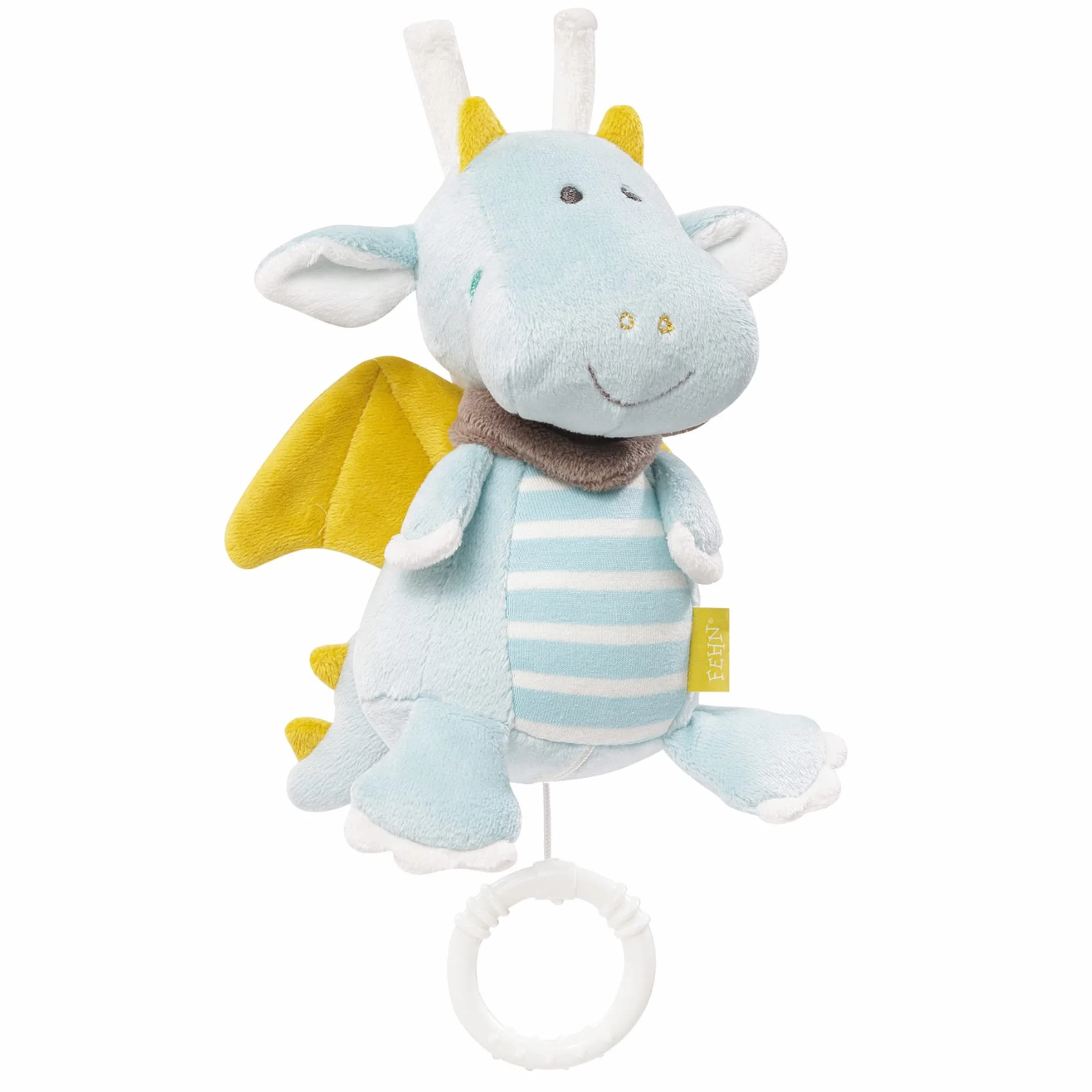 Fehn carillon drago - peluche e aiuto per addormentarsi: Carillon a carica con dolce melodia Dormi, bambino, dormi calma in ogni situazione -per neonati e bambini da 0 mesi