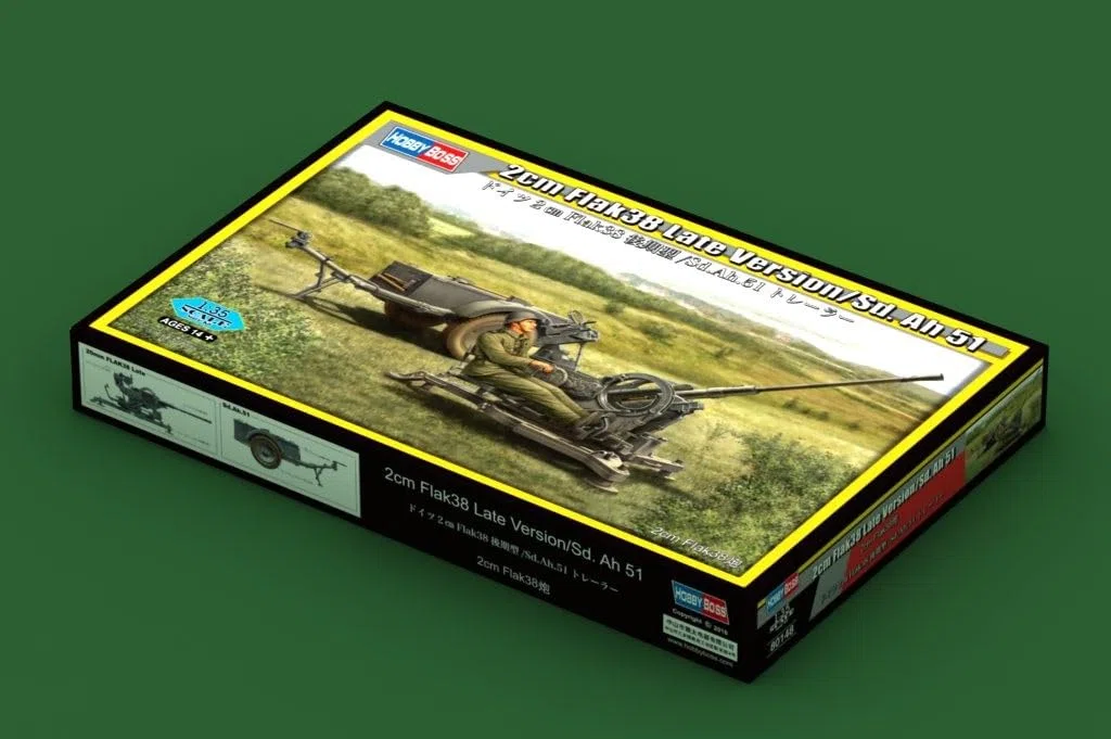 Hobby Boss 80148 - Modellino Modello Flak38 Late Version/SD. Ah 51"