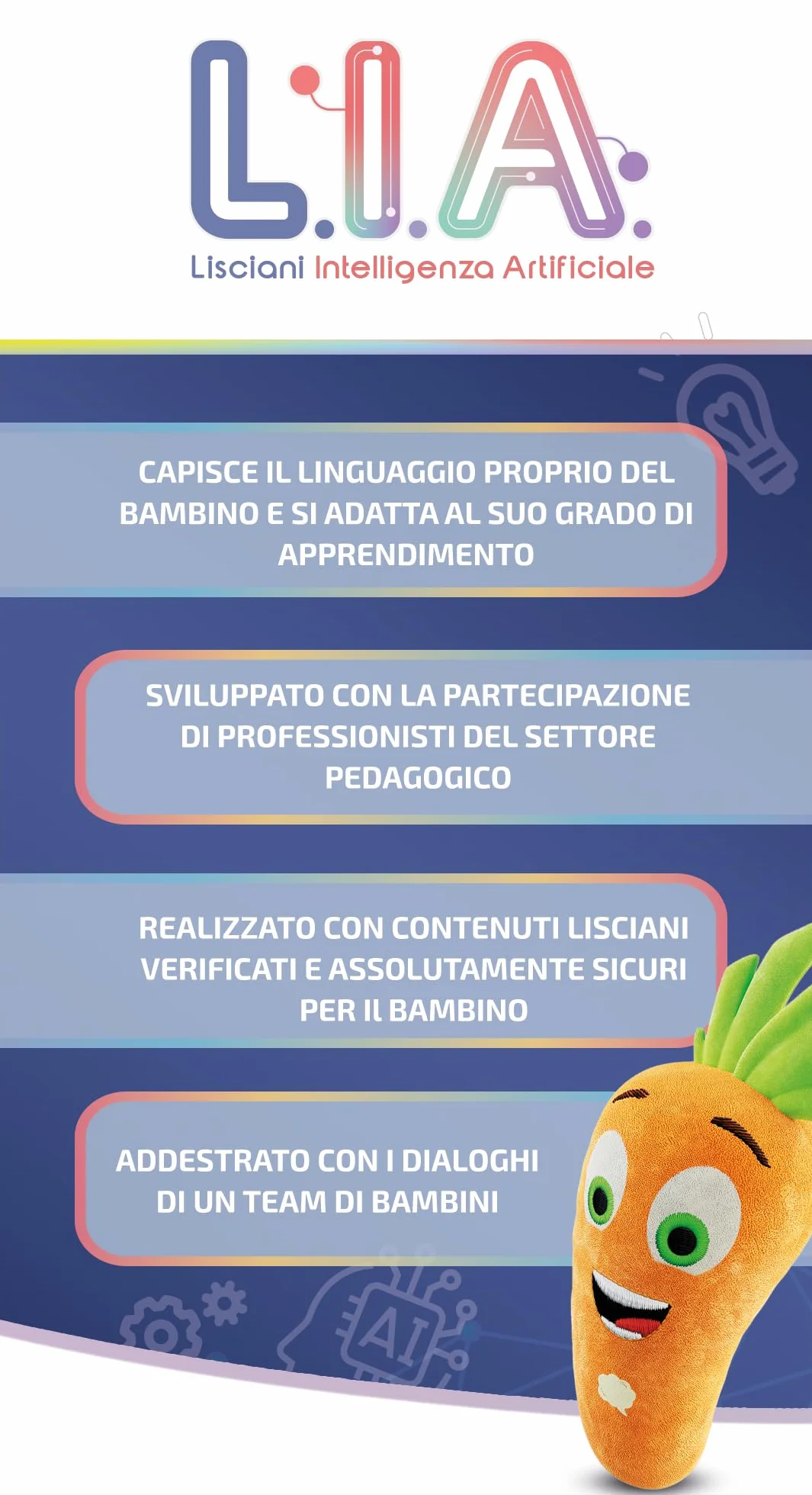 Lisciani Giochi - Hi Tech Educativo L.I.A. Carotina Intelligente, 109852