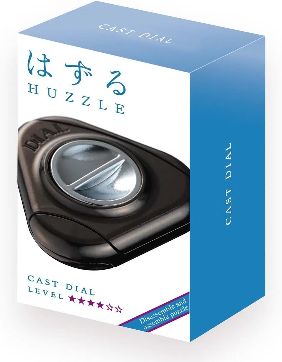 Huzzle Cast Dial, Rompicapo in Metallo, Puzzle da Disassemblare e Riassemblare, Livello 4 Stelle