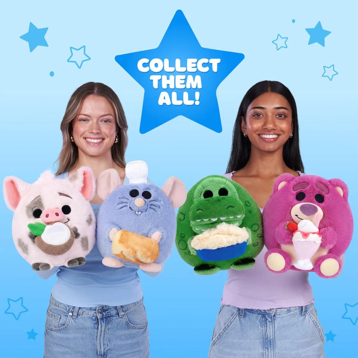 Snackles Disney Pixar Toy Story Alien & Pizza Peluche 20 cm di ZURU – Omini Verdi Peluche Ultra-Morbido da Collezione con Accessorio Snack, Regalo per Bambini & Fan Disney