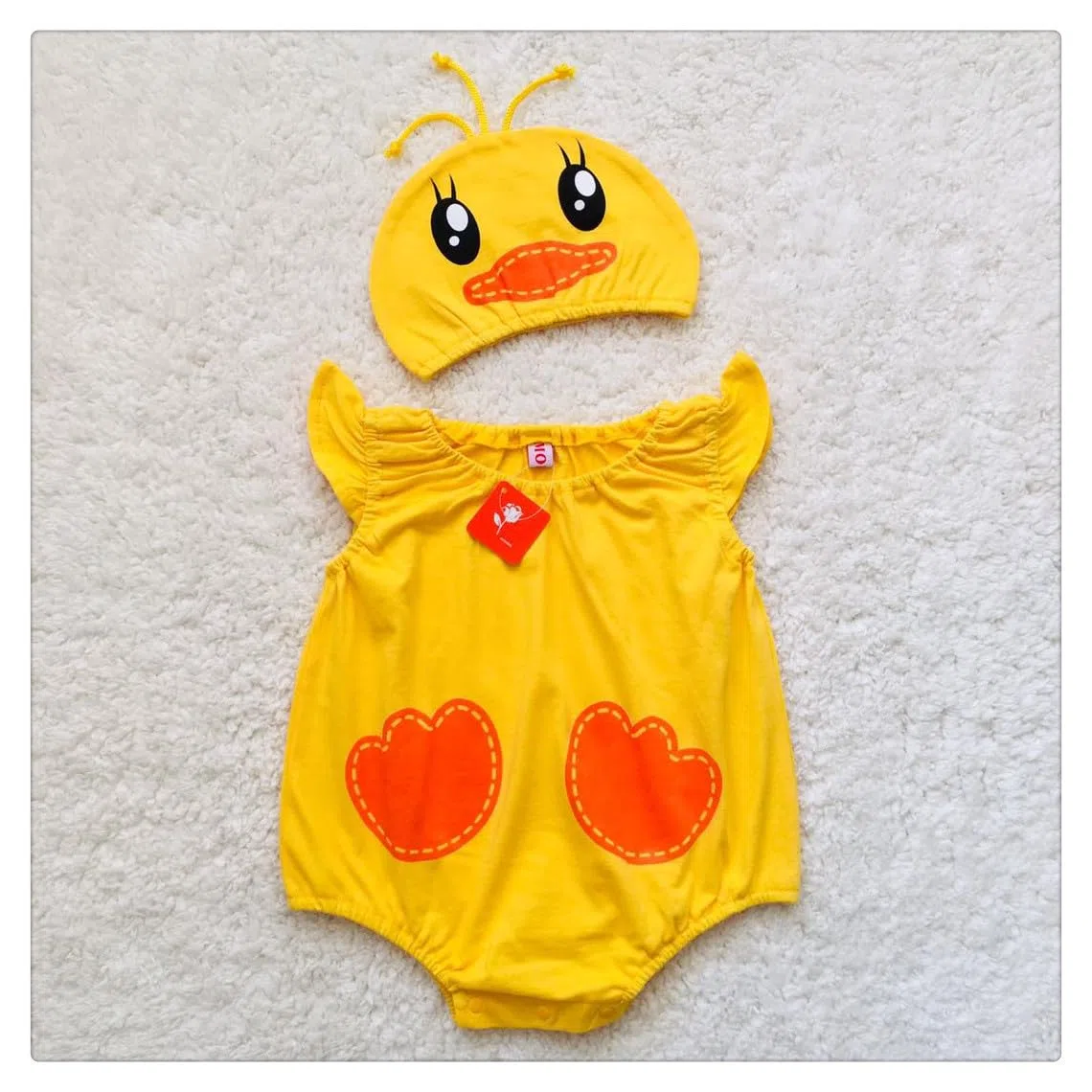 Costume Neonato Costume da Ape Coccinella Body Pagliaccetto Tutina Bebè per Bambina Bambino Halloween Feste 0-9 Mesi