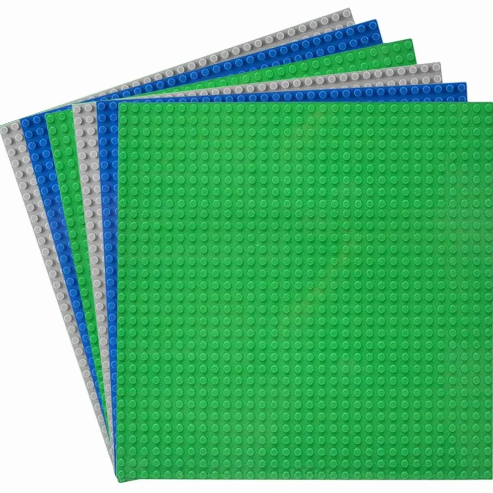 6 Pezzi Costruzione Classico Piastre di Base,con 32x32 Bottoncini Pannelli Compatibili,Pannelli da Costruzione per Mattoncini Classici,Tavola Classica