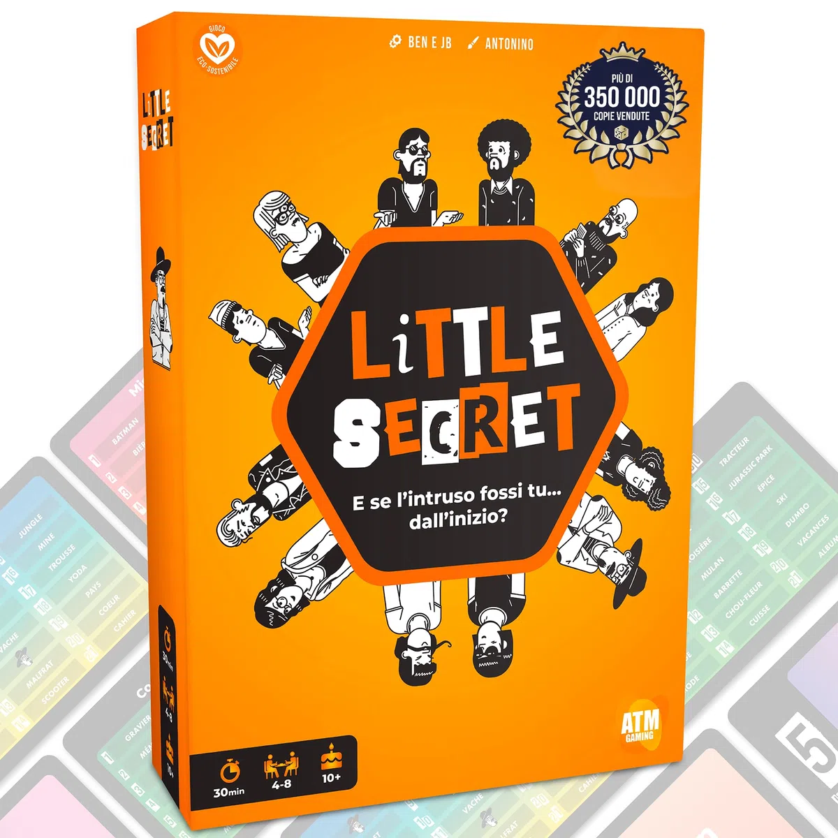 ATM Gaming Little Secret - Giochi da tavolo - Gioco di Bluff, Creatività e di Sospetto - Divertente gioco da tavolo per bambini e adulti - Giochi di Società