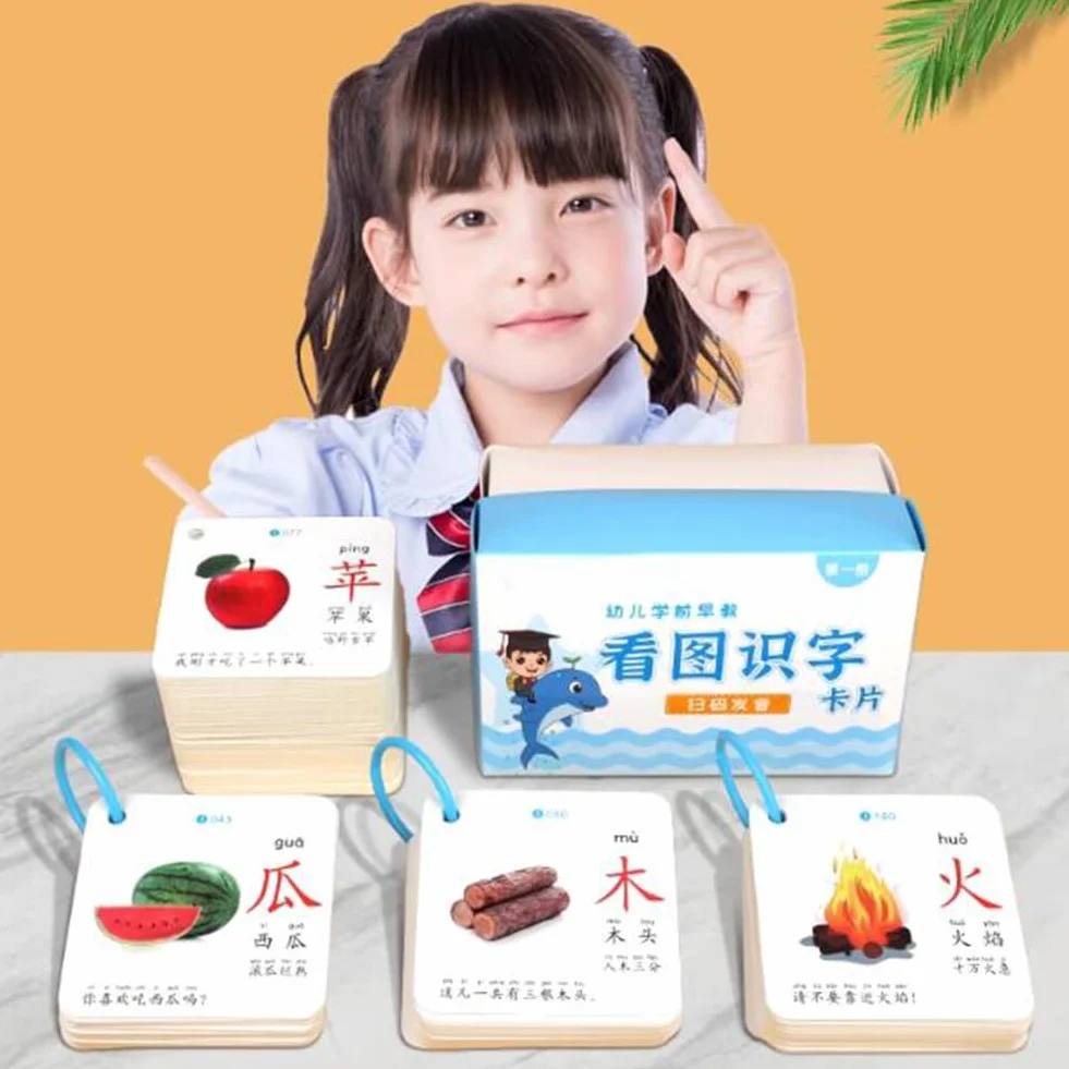 Mandarin Flash Cards Caratteri Cinesi Sight Words Learning Flashcards Mandarin Chinese Pinyin Stroke Fase per Principianti Cinesi