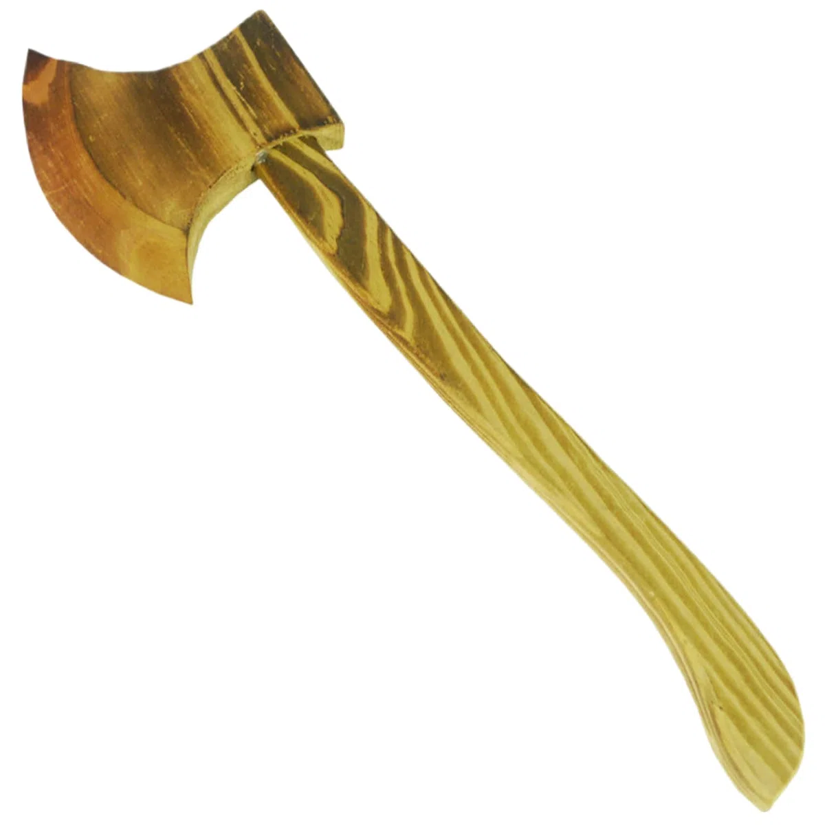 Realistica Ascia Giocattolo in Legno Accetta Leggera da 13 Pollici – Oggetti di Scena con Texture per Halloween, Natale, Pasqua, Carnevale, Festa in Costume