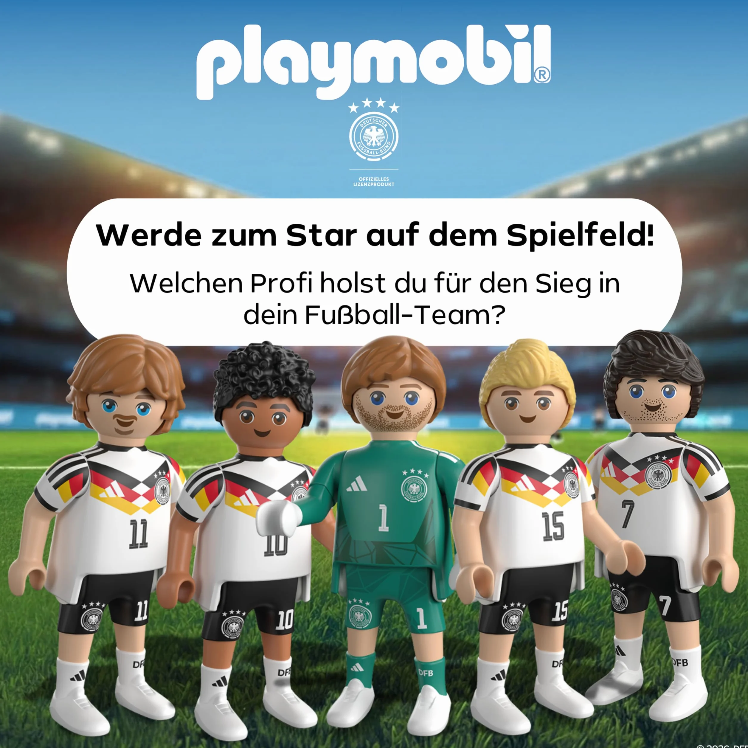 PLAYMOBIL | DFB | Stazione di allenamento Nmecha | Set da gioco di calcio | Figure da calcio | 72255