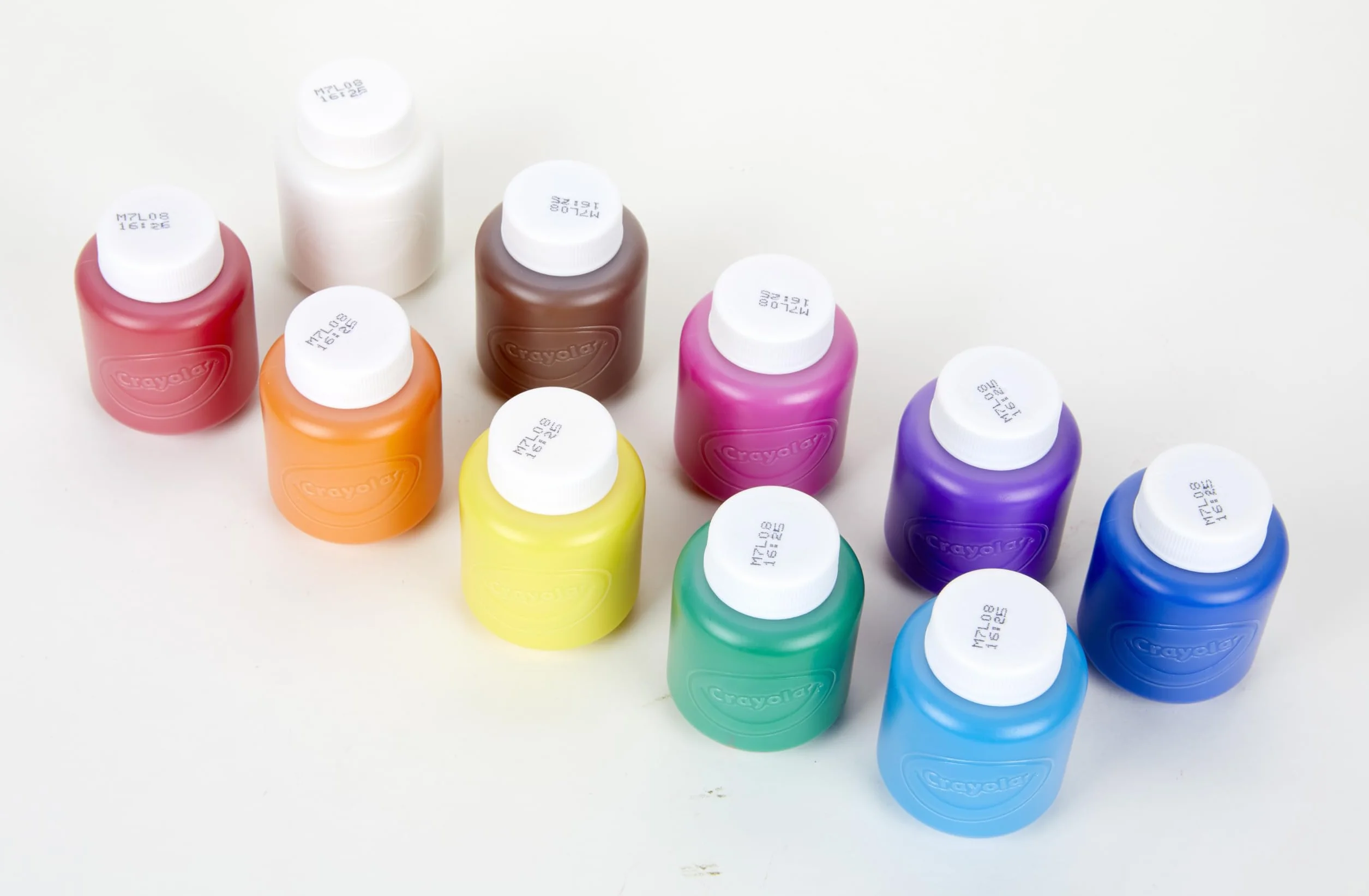 CRAYOLA Lavabilissimi - 10 Tempere Lavabili per Bambini, Confezione da 10 Barattolini da 59 ml, Età Consigliata: da 3 Anni, per lavoretti e decorazioni, per dipingere in sicurezza