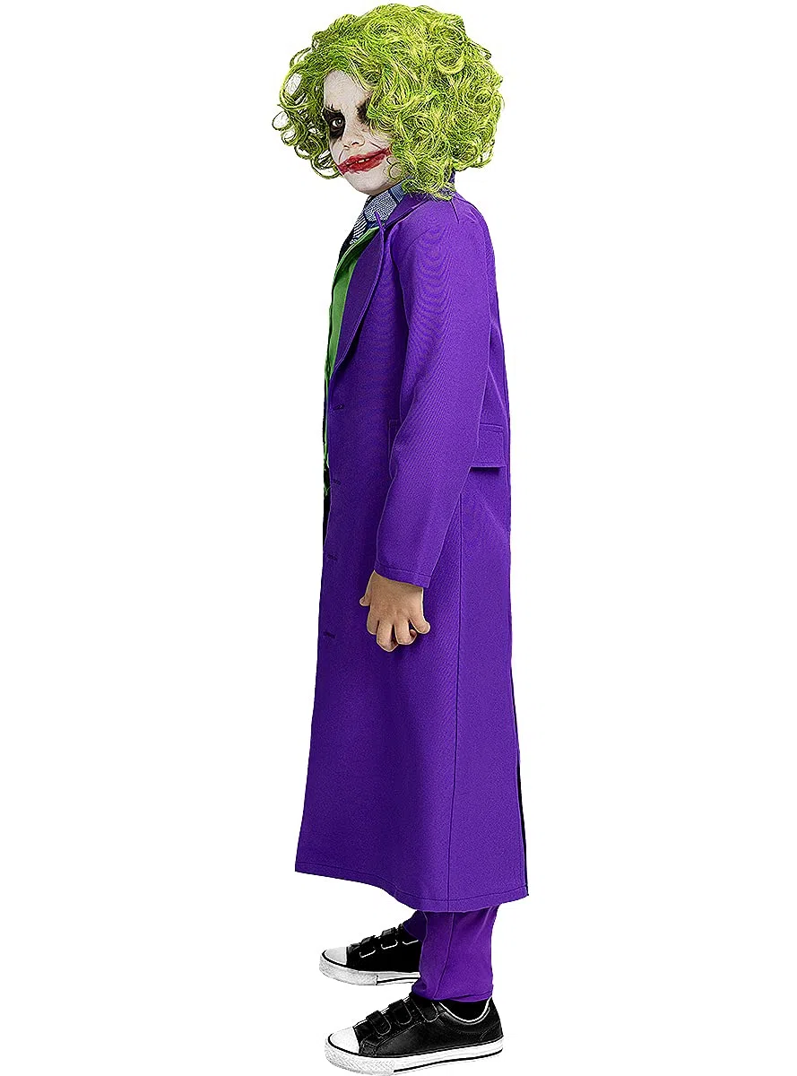 Funidelia | Parrucca di Joker Ufficiale per Bambino Supereroi, DC Comics, Cattivi - Multicolore, Accessorio per Costume