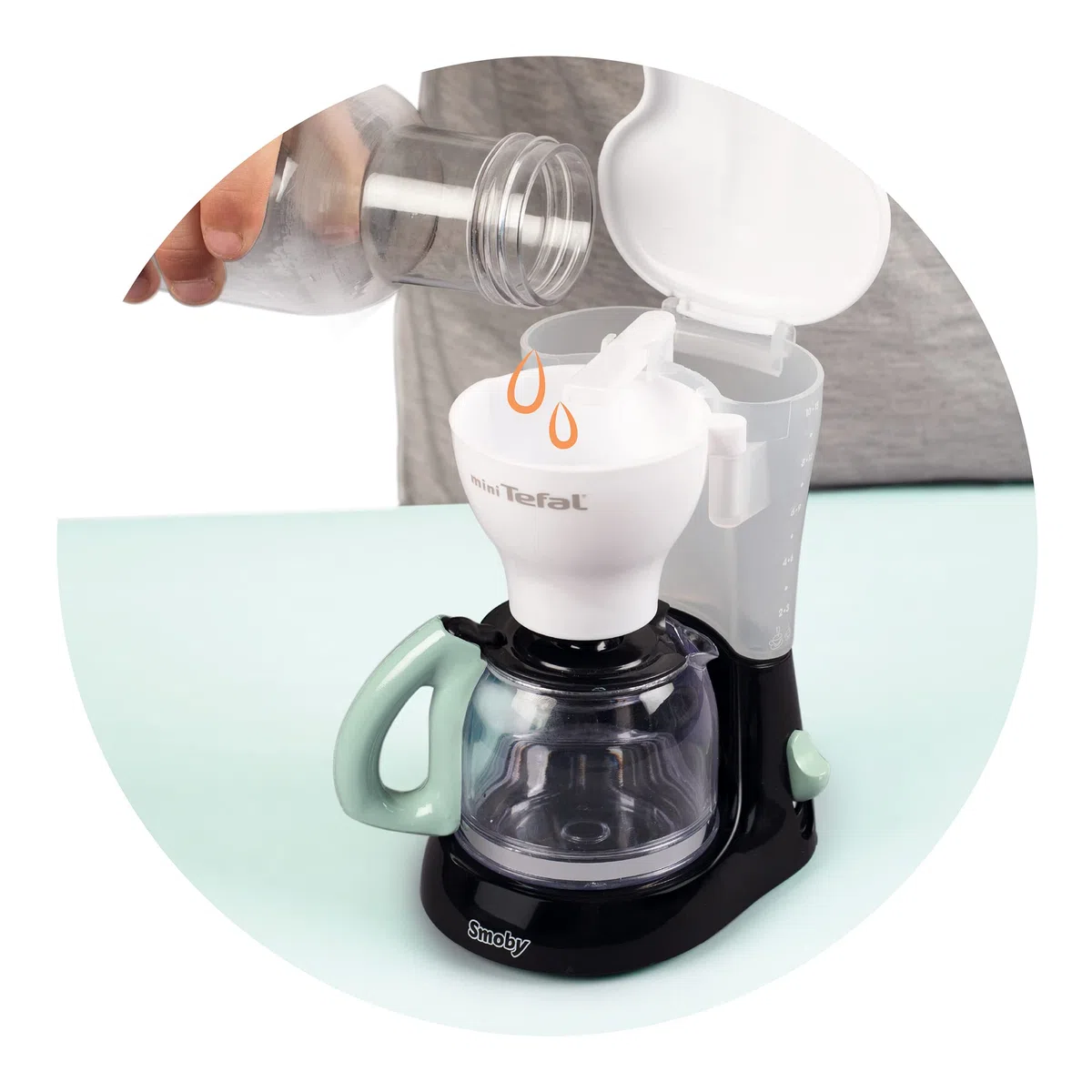 Smoby - Tefal Breakfast - Tostapane meccanico - Macchina per caffè espresso - Tazze + cucchiai - Dai 3 anni