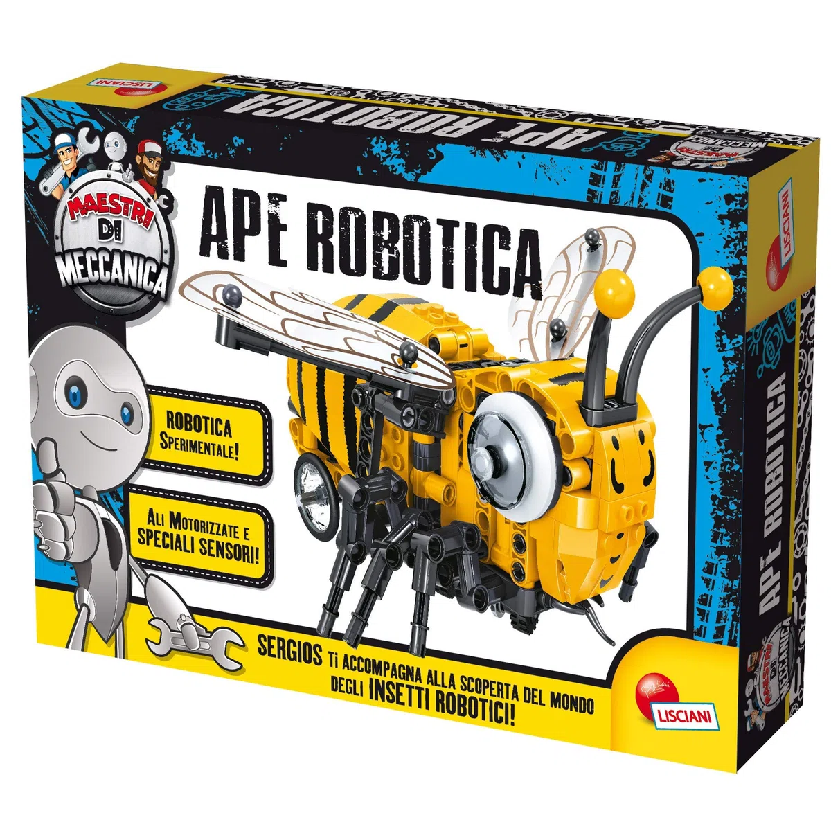 Lisciani Giochi - 77328 Gioco per Bambini Maestri di Meccanica Ape Robotica