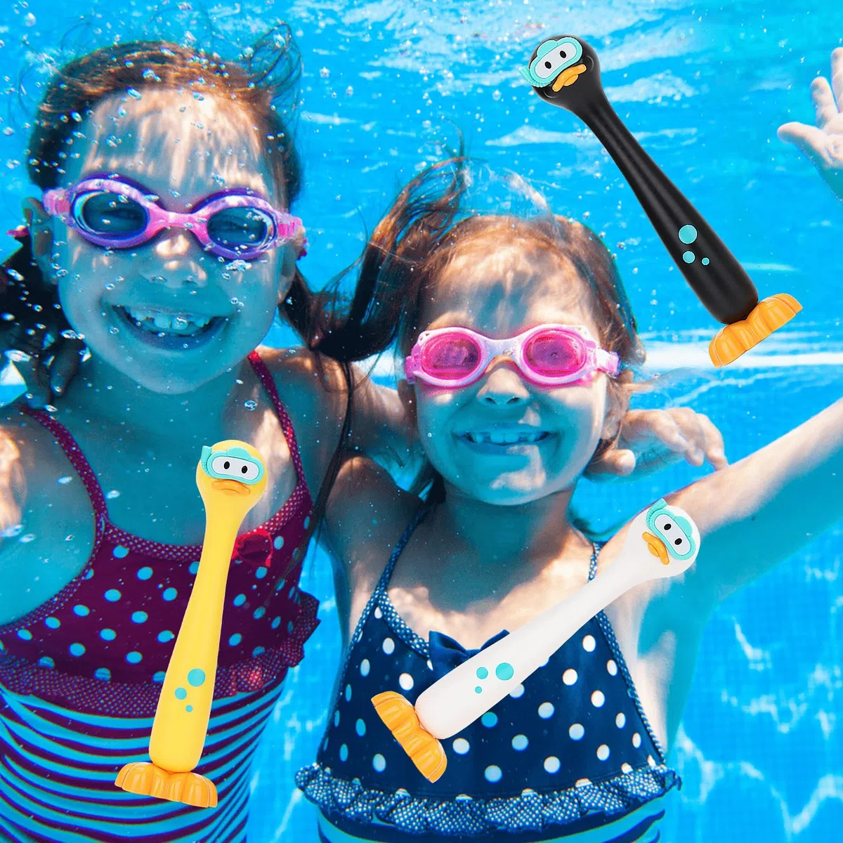 Giocattoli da Immersione, Giochi Piscina Bambini, Giocattoli da Piscina, Set da Giocattolo Subacqueo per Bambini Giocattoli da Piscina Giochi Estivi Gioco Acqua Ragazzi e Ragazze per Bambina