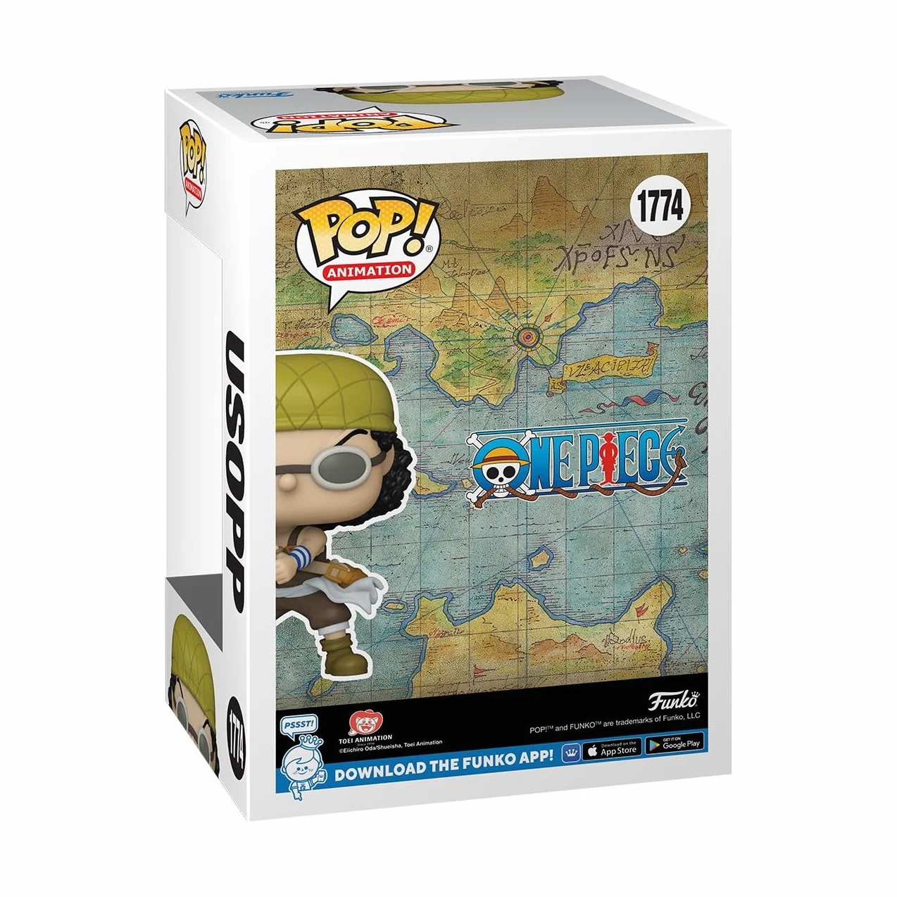 Funko POP! Animation: One Piece - Usopp - Figura in vinile da collezione - Idea regalo - Prodotto ufficiale - Giocattoli per bambini e adulti - Modello di figura per collezionisti ed esposizione