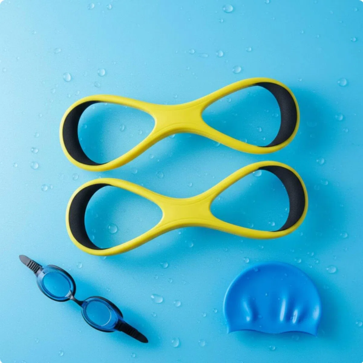 predolo Attrezzo Correzione Gomito Alto Migliora la Postura Correttore Bracciata Nuoto Design Ergonomico Fascia Nuoto a 8 per Nuotatori, Principianti, Piscina