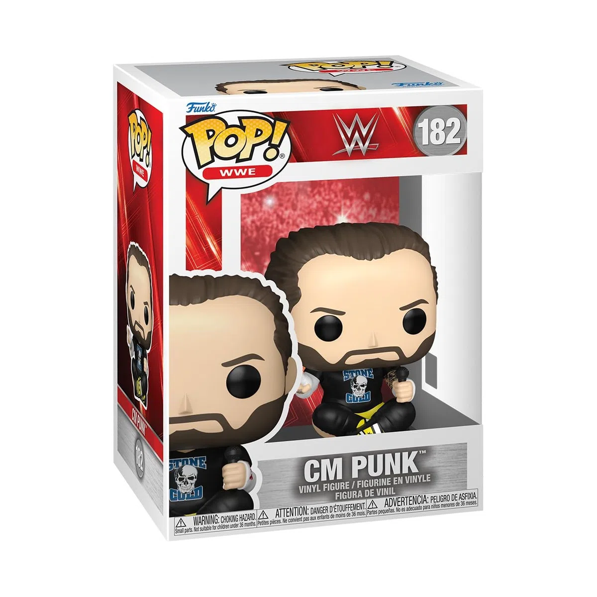 Funko POP! WWE: CM Punk - Figura in vinile da collezione - Idea regalo - Prodotto ufficiale - Giocattoli per bambini e adulti - Modello di figura per collezionisti ed esposizione